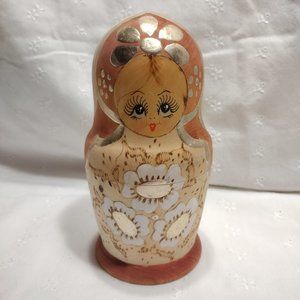 5pcs Handpainted Russian Wooden Nesting Dolls